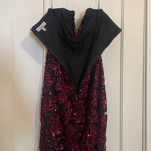 Dress the Population Fernanda Sequin Mermaid Strapless Dress size Medium - Picture 12 of 15